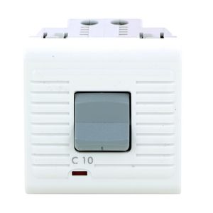 Installatieautomaat 10A 2 modulen Mosaic