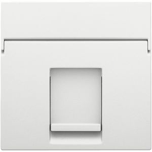 Centraalplaat data 1x RJ white coated