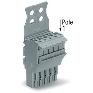 1-draads FE steker 4 mm² grijs 2022-105/144-000 VVE=50
