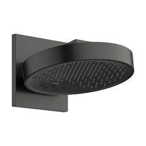 Hoofddouche 250 met douchearm 3 straalsoorten EcoSmart wand Brushed Black Chrome Rainfinity