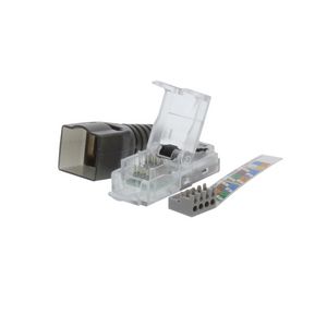 Modulaire connector ronde kabel 6A UTP PoE 1,5A RJ45-C6-UTP