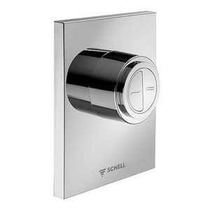 WC bedieningsplaat EDITION ECOND 100 lagedruk kunststof chroom