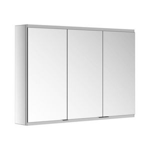 Spiegelkast opbouw onverl. 1xwcd/1xusb 1050x700x160mm zil. 800301000100300