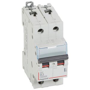 Installatieautomaat MCB DX³ 2-polig B-karakteristiek 3A 10000A