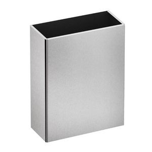Afvalbak wandmodel 25ltr. zonder deksel RVS mat