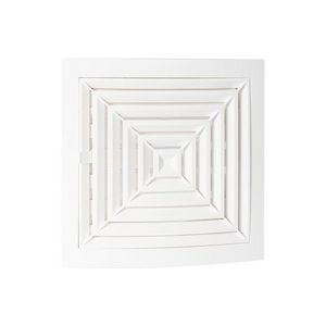 Ventilatierooster Ø125mm wit de luxe