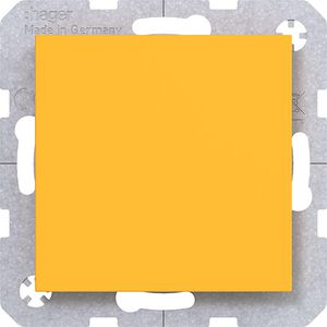 Blindplaat met centraalplaat A.x/C.x saffron mat