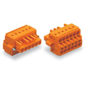 2-draads FE steker 2,5 mm² oranje 231-2302/107-000 VVE=100