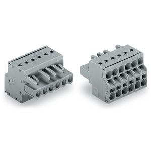 2-draads FE steker 2,5 mm² grijs 231-2102/026-000 VVE=100