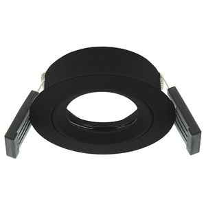Rond Lumiko modulair inbouw armatuur 78mm zwart kantelbaar