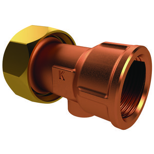 LF-koppeling+binnendraad van brons vlakdichtend DN15