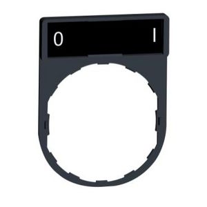 Schild 30x40mm etiket 8x27mmO-I" Harmony XB4/XB5 VVE=10