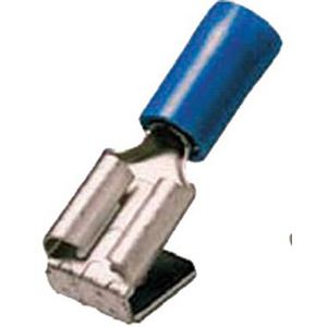 Geisoleerd steekverdeler 1,5-2,5mm² 6,3x0,8 blauw VVE=100