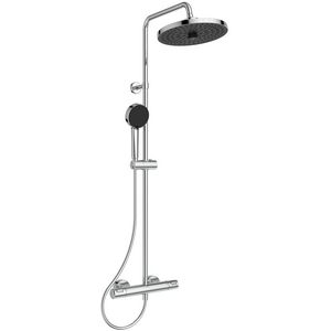Douchesysteem thermostatisch chroom CERATHERM T25+ Eco Ø260mm 8l/min. hoh 150mm incl. s-koppelingen