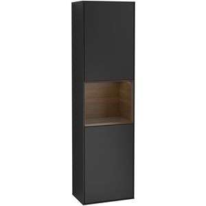 Hoge kast Finion 418x1516x270mm Black Matt Lacquer G460GNPD
