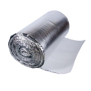 Rol a 30m² Alu foamfolie 4mm (1,2x25 mtr) met flap
