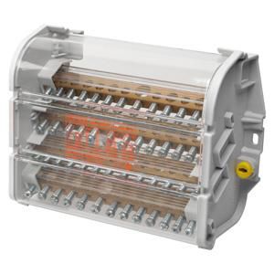 4-POLIG KLEMMENBLOK 4 MODULE EN50022 100 A 750 V VVE=2