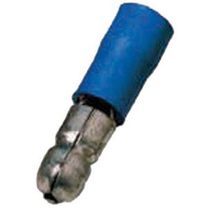 Geisoleerd rondsteker 1,5-2,5mm² steker 5mm blauw VVE=100