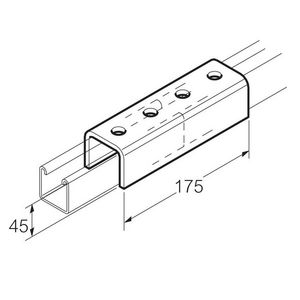 Koppeling 4 gats RVS316