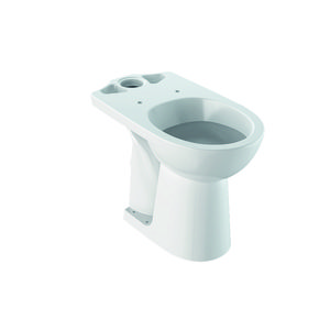 300 Comfort closet tbv duoblok verhoogd +6cm diepspoel PK. wit (excl. zitting / reservoir)
