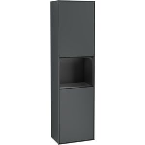 Hoge kast Finion 418x1516x270mm Mid.Blue Matt Lacquer G460PDHG