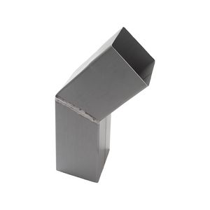 Zinken blue-grey HWA bocht vierkant 80x80mm 45° verstek