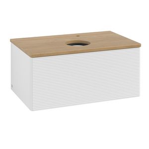 Wastafelonderkast Antao 800x360x500mm G.White.L K30151GF