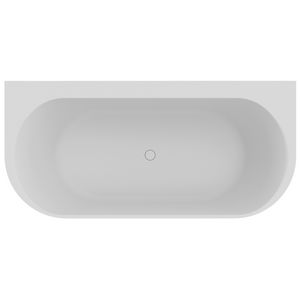 Ligbad VALOR B2W 180x80cm back-to-wall mat wit solid surface incl. sifon