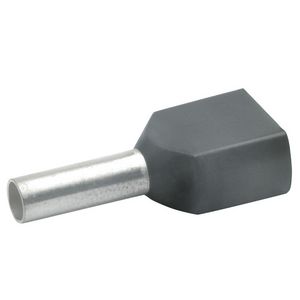 Adereindhuls dubbel zwart 1,5mm² 8728 VVE=100