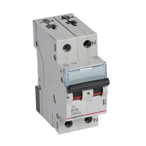 Installatieautomaat MCB TX3 1-polig + Nul B-karakteristiek 16A 6000A VVE=5