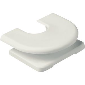 Invoerstukje wit voor kabel en minikan.