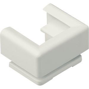 Invoerstukje wit voor kabelkanaal