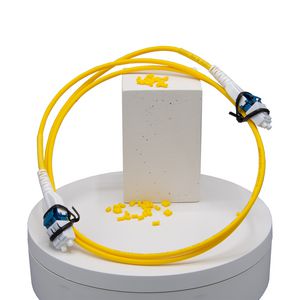 F.O. patch kabel LC>LC duplex SM 9/125 0.5 meter