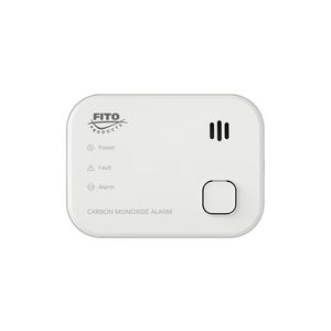 CO-melder 3V FITO 10 jaar incl. 2 st. vervangbare AA batt.