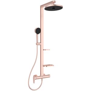 Douchesysteem met mengkraan + hoofddouche ø260mm CERAFLOW Alu+ Rose