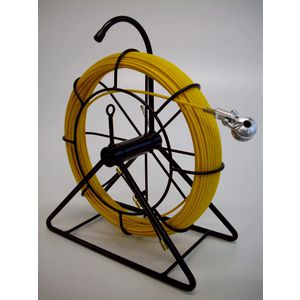 Haspel a 50mtr. Trekveer glasfiber ø4,5mm M5 roterend