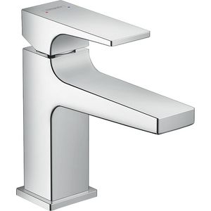 Metropol 1-hendel wastafelmengkraan 100 chroom incl. push-open plug