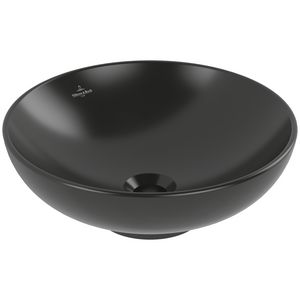 Opzetwastafel Loop Friends Pure Black CeramicPlus 4A4600R7