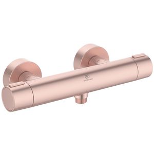 Douchethermostaat CERATHERM Alu+ 150mm Rose incl. s-koppelingen