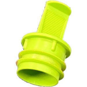 Plastic leiding plug 22.5-G 28 5/8" M28x1.5 NT geel VVE=25