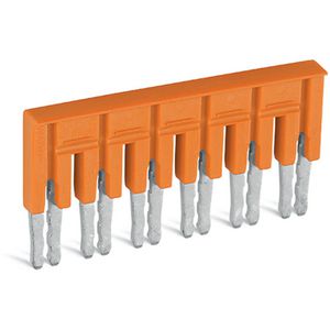 Brug 6-voudig geisoleerd oranje 282-436 VVE=10