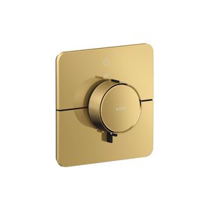 Thermafbouwdeel 1F SoftSquare Polished Gold Optic ShowerSelect ID