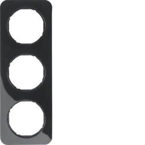 Afdekraam 3-v berker R.1 zwart glans