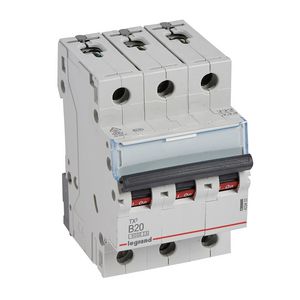 Installatieautomaat MCB TX3 3-polig B-karakteristiek 20A 6000A