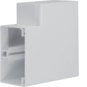 Vlakke hoek voor goot 80x130mm FB lichtgrijs