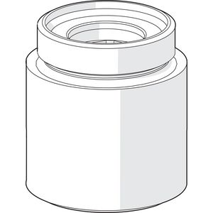 Schroefdraadaansluiting G1/2xM18x1 chroom