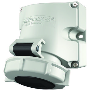 Wandcontactdoos 16A 4-polig  7H 500V IP67 TwinCONTACT