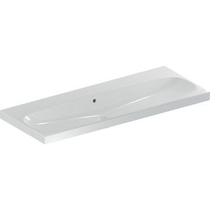 Acanto wastafel 120x48,2cm zonder kraangat met overloop wit
