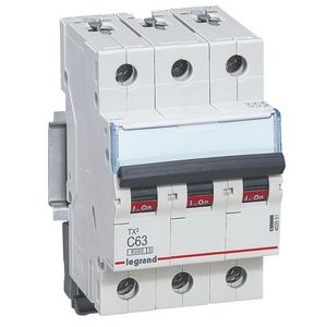 Installatieautomaat MCB TX3 3-polig C-karakteristiek 63A 6000A