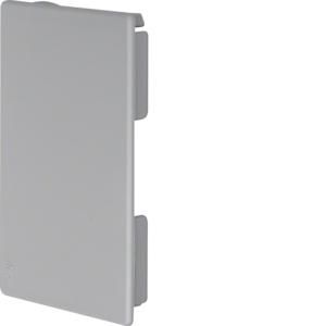 Eindplaat voor goot 80mm hoog FB grijs